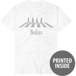 The Beatles Abbey Road Silhouette Tričko bílá - RockTime.cz