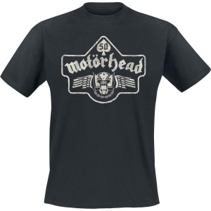 Motörhead 50 Vintage Wings Tričko černá - RockTime.cz
