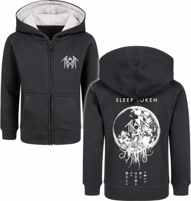Sleep Token Metal-Kids - Back To Eden detská mikina s kapucí na zip černá - RockTime.cz