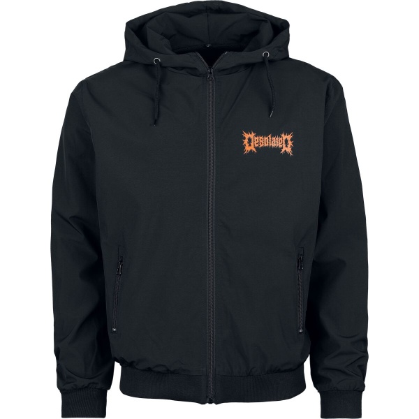 Desolated Logo Větrovka černá - RockTime.cz