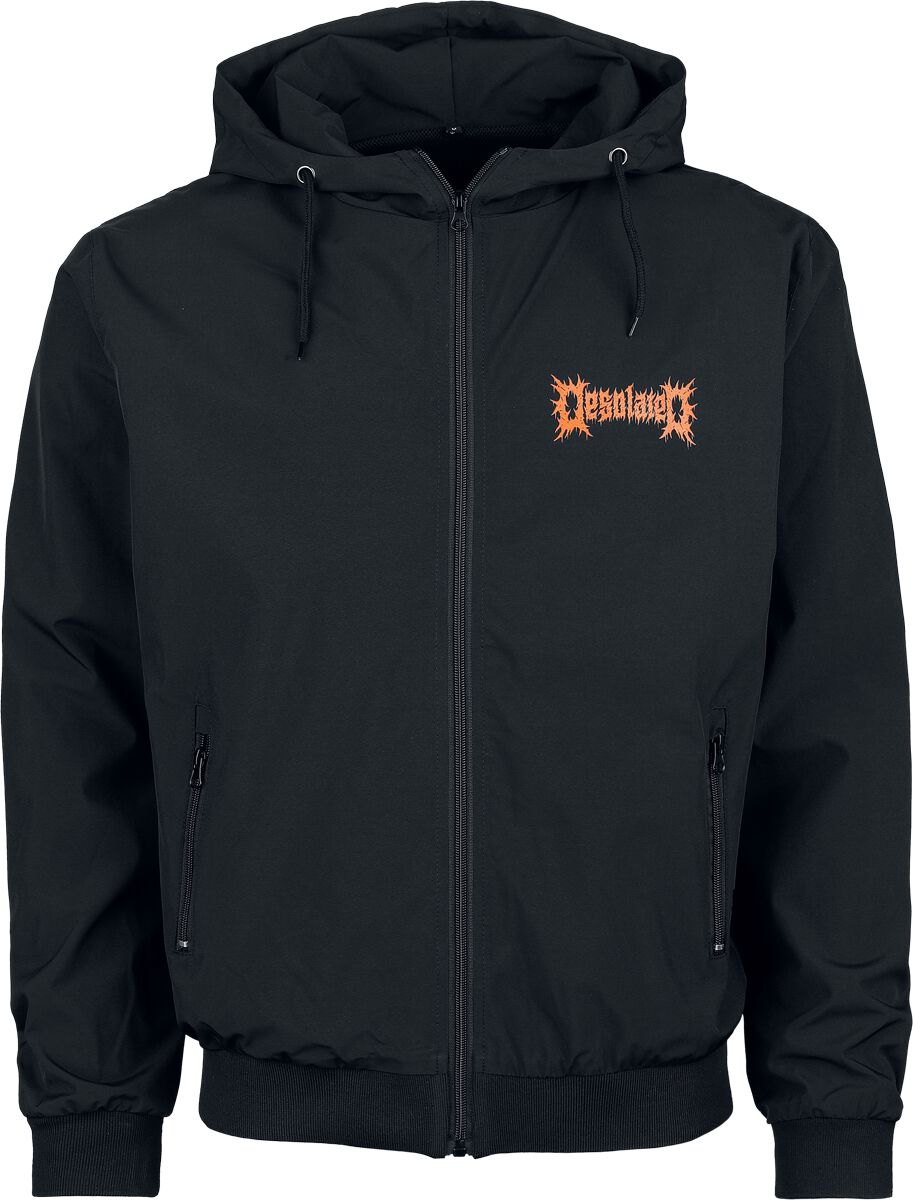 Desolated Logo Větrovka černá - RockTime.cz