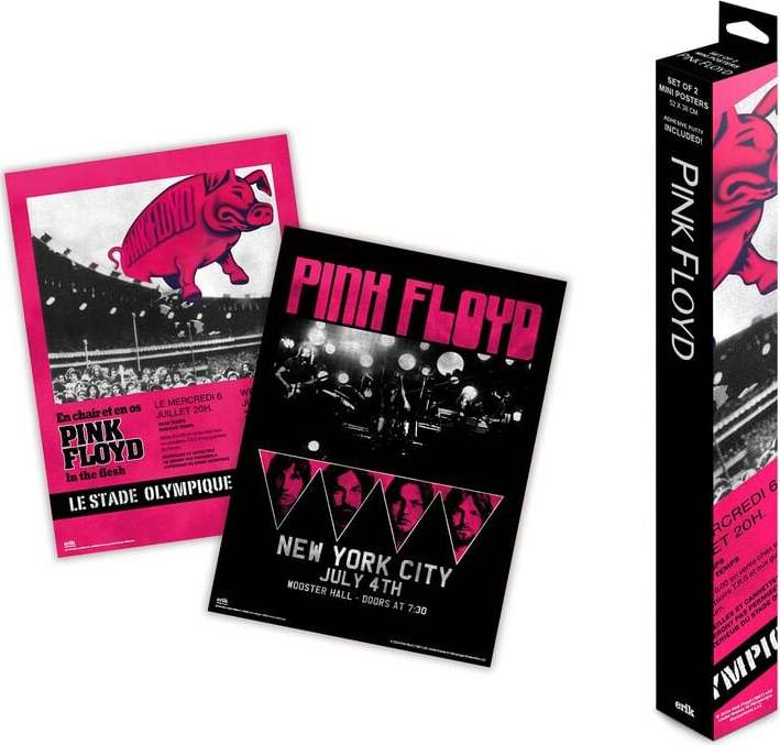 Pink Floyd Set Miniposter Pink Floyd Mini vícebarevný - RockTime.cz