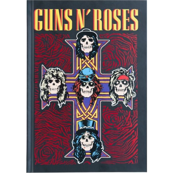 Guns N' Roses Notizbuch Premium A5 Guns N' Roses Notes vícebarevný - RockTime.cz
