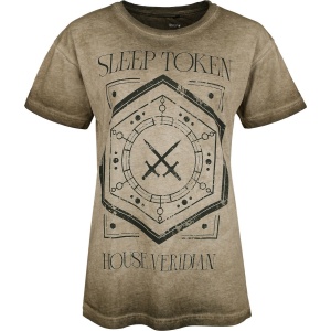Sleep Token House Veridian Dámské tričko béžová - RockTime.cz