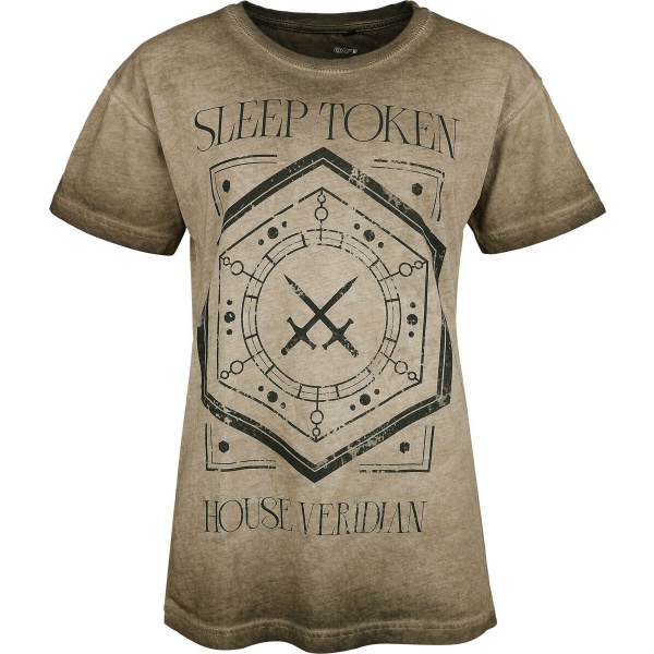 Sleep Token House Veridian Dámské tričko béžová - RockTime.cz