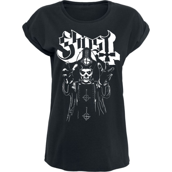Ghost Papa Wrath Dámské tričko černá - RockTime.cz