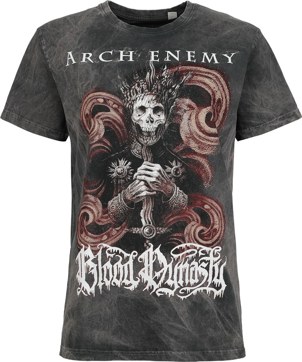 Arch Enemy Bloody Wave Dámské tričko šedá - RockTime.cz