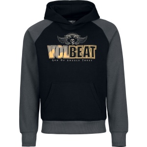 Volbeat Logo Mikina s kapucí cerná/šedá - RockTime.cz