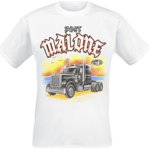 Post Malone Sunset Truck Tričko bílá - RockTime.cz