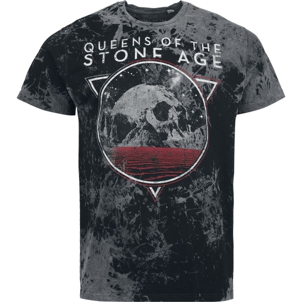 Queens Of The Stone Age Skull Tričko šedá - RockTime.cz
