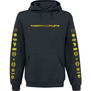 twenty one pilots Logo Heavy Mikina s kapucí černá - RockTime.cz