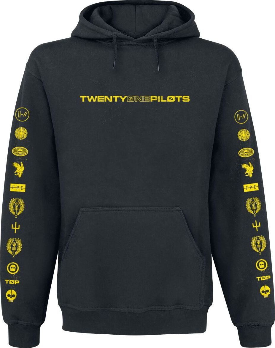 twenty one pilots Logo Heavy Mikina s kapucí černá - RockTime.cz