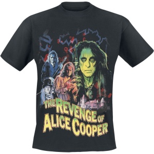 Alice Cooper Revenge Collage Tričko černá - RockTime.cz