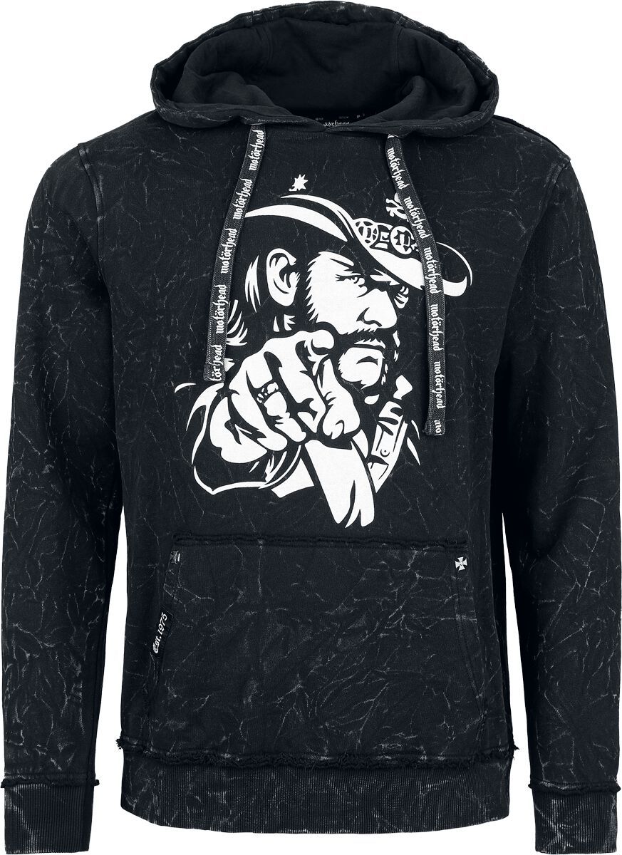 Motörhead EMP Signature Collection Mikina s kapucí tmavě šedá - RockTime.cz