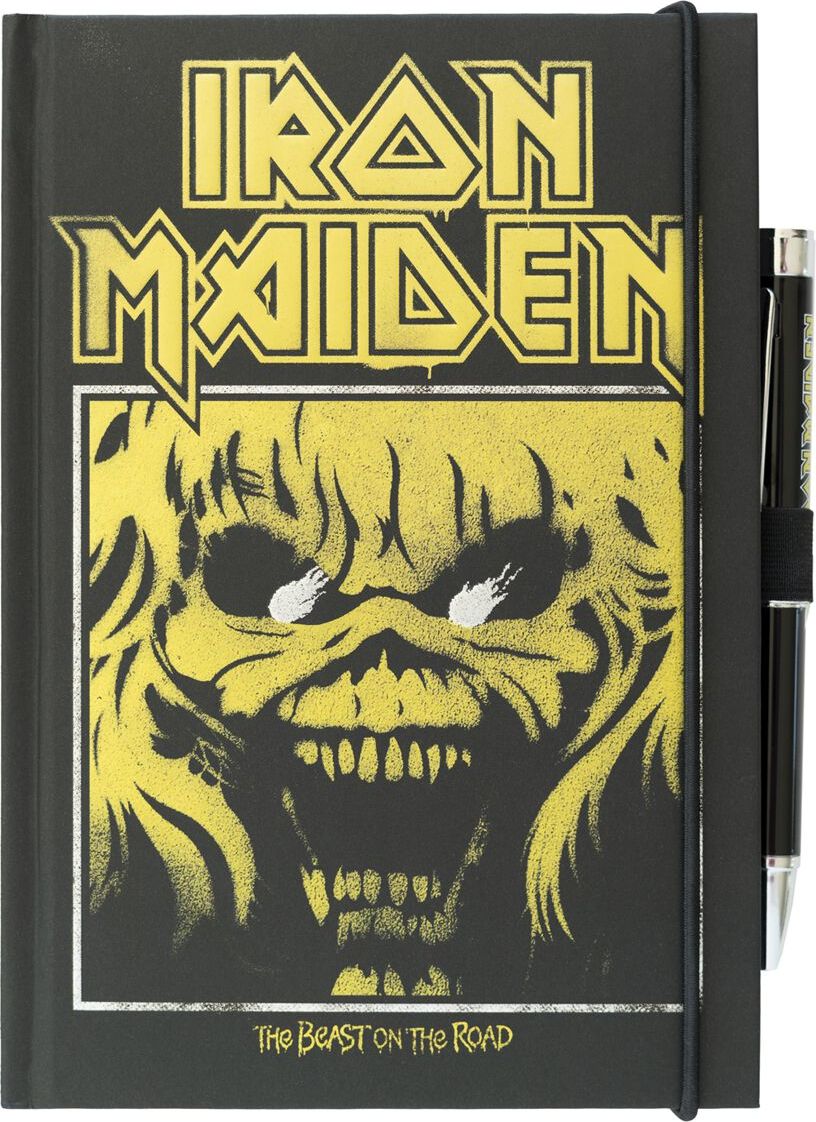 Iron Maiden The Beast On The Road Notes černá - RockTime.cz