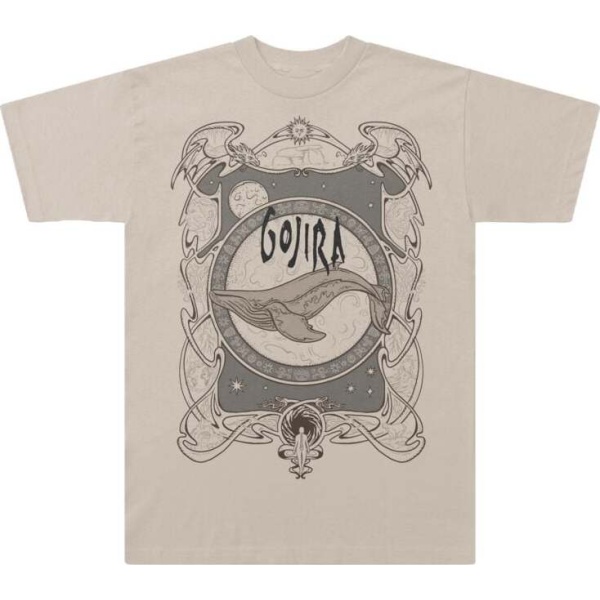 Gojira Celestial Whalt Tričko přírodní - RockTime.cz