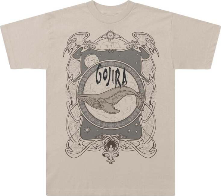 Gojira Celestial Whalt Tričko přírodní - RockTime.cz