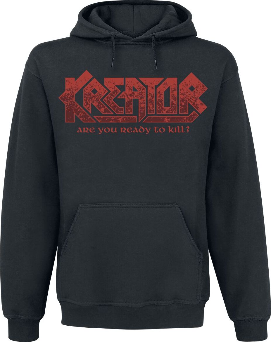 Kreator Ready To Kill Mikina s kapucí černá - RockTime.cz