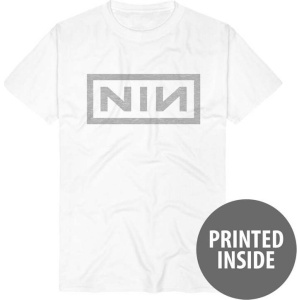 Nine Inch Nails Core Logo Tričko bílá - RockTime.cz