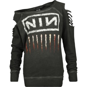 Nine Inch Nails Downward Spiral Dámská mikina charcoal - RockTime.cz