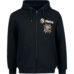 Sabaton Elephant Mikina s kapucí na zip černá - RockTime.cz