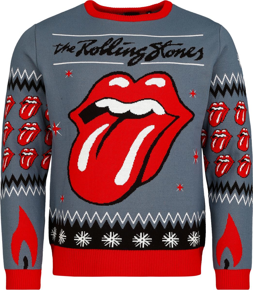 The Rolling Stones Holiday Sweater 2025 Pletený svetr vícebarevný - RockTime.cz