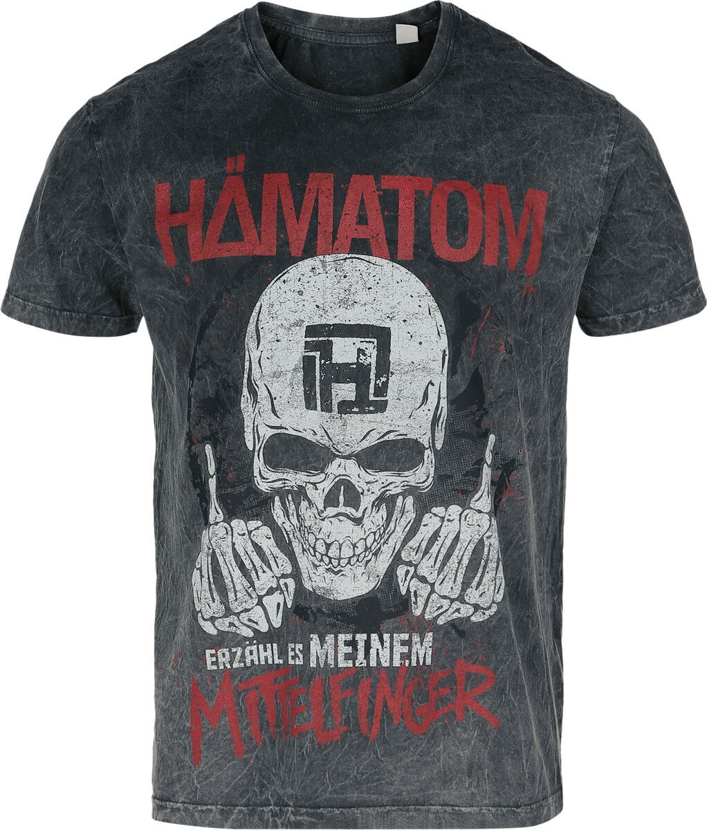 Hämatom Erzähl Tričko šedá - RockTime.cz