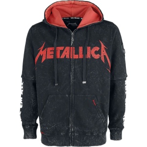 Metallica EMP Signature Collection Mikina s kapucí na zip černá