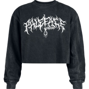 Paleface Swiss White Logo Dámská mikina tmavě šedá - RockTime.cz