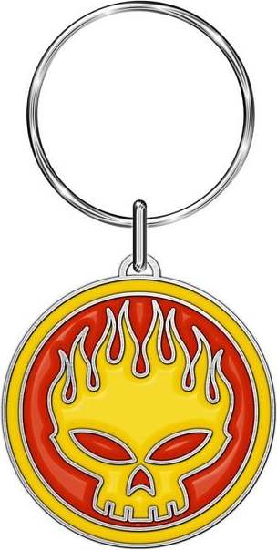 The Offspring Skull Logo Klíčenka vícebarevný - RockTime.cz