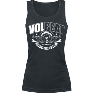 Volbeat Skullwing Ribbon Dámský top černá - RockTime.cz