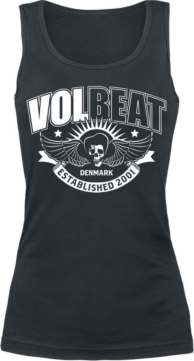 Volbeat Skullwing Ribbon Dámský top černá - RockTime.cz