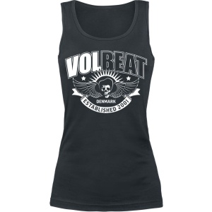 Volbeat Skullwing Ribbon Dámský top černá - RockTime.cz