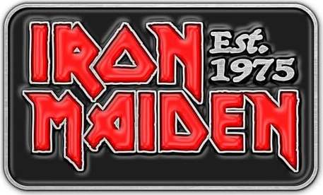 Iron Maiden Eddie 50 Odznak stríbrná - RockTime.cz