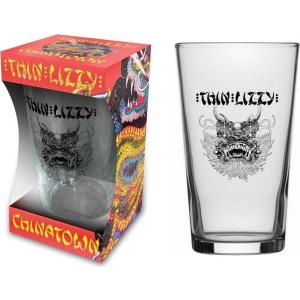 Thin Lizzy Chinatown pivní sklenice transparentní - RockTime.cz