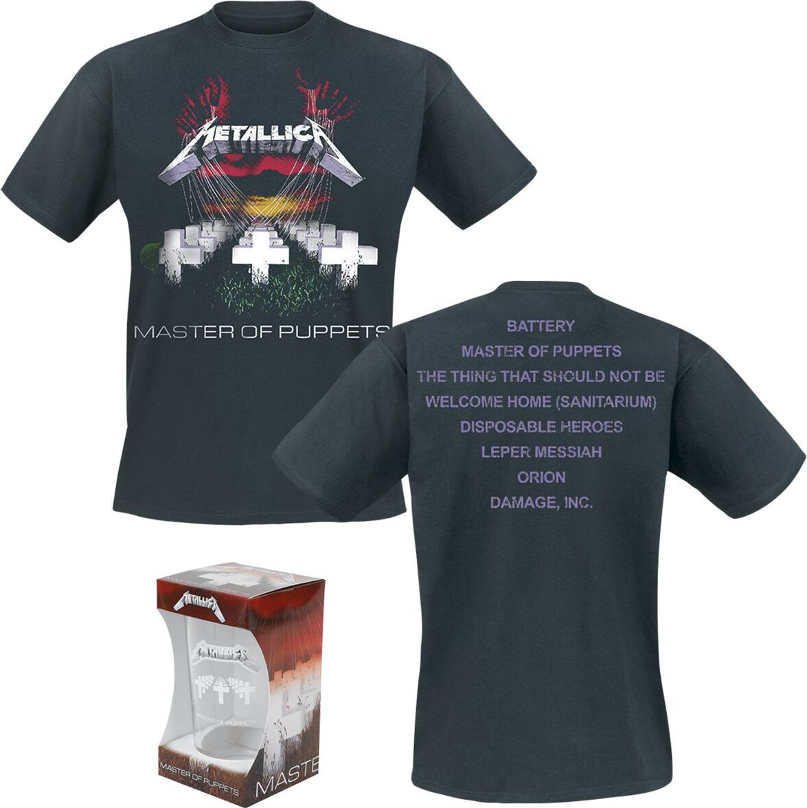 Metallica Fan Bundle Tričko černá - RockTime.cz