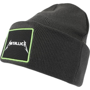 Metallica Amplified Collection - Patch Beanie Beanie čepice charcoal - RockTime.cz