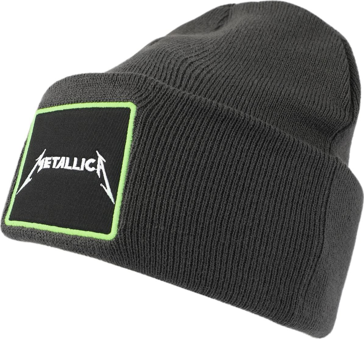 Metallica Amplified Collection - Patch Beanie Beanie čepice charcoal - RockTime.cz