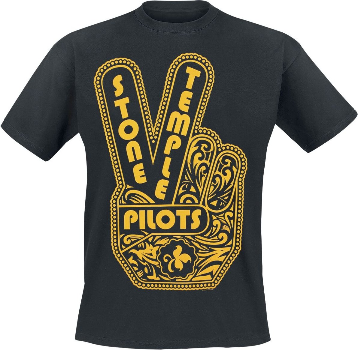 Stone Temple Pilots Peace Hand Tričko černá - RockTime.cz