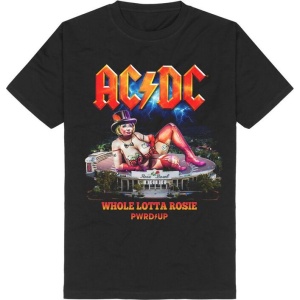AC/DC PWRUP Lotta Rosie Tričko černá