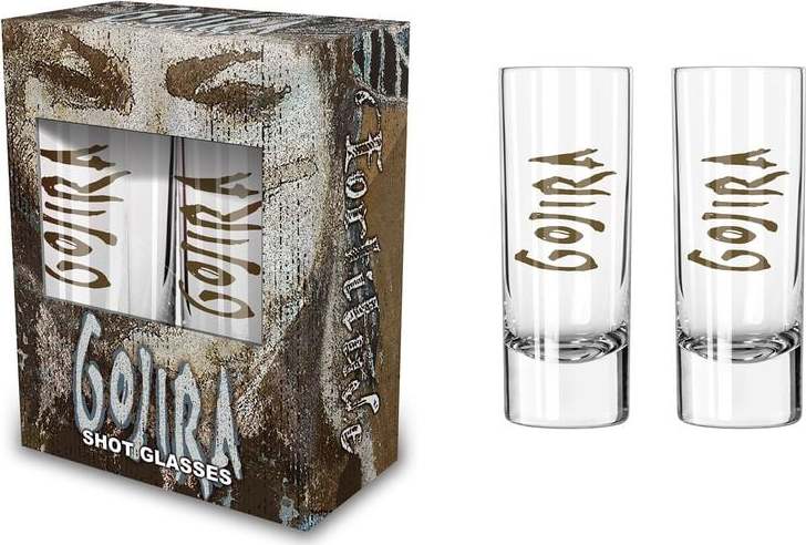Gojira Fortitude sada sklenicek transparentní - RockTime.cz