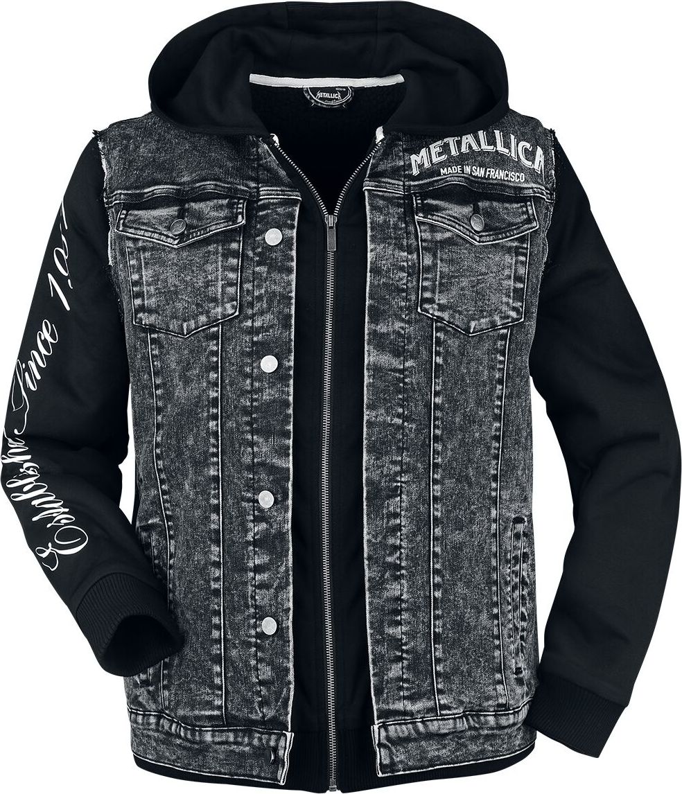 Metallica EMP Signature Collection - Fleecefutter Bunda šedá/cerná - RockTime.cz