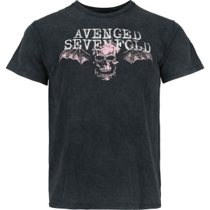 Avenged Sevenfold Skeleton Tour Tričko černá