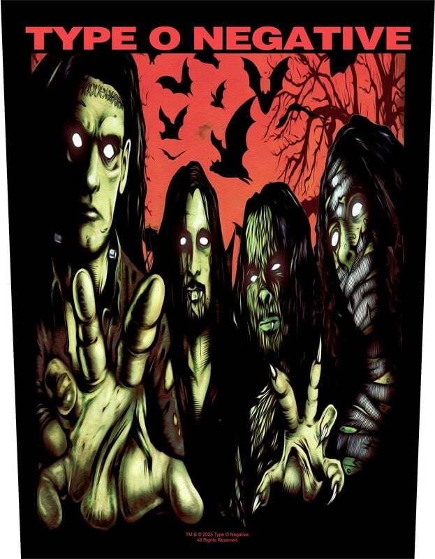 Type O Negative Halloween nášivka na záda vícebarevný - RockTime.cz
