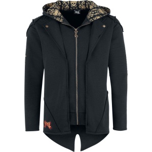 Ghost EMP Signature Collection Mikina s kapucí na zip černá - RockTime.cz