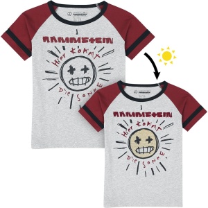 Rammstein Kids - Sonne detské tricko šedá/cervená - RockTime.cz