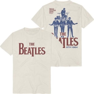 The Beatles Ed Sullivan Show 1964 Tričko přírodní