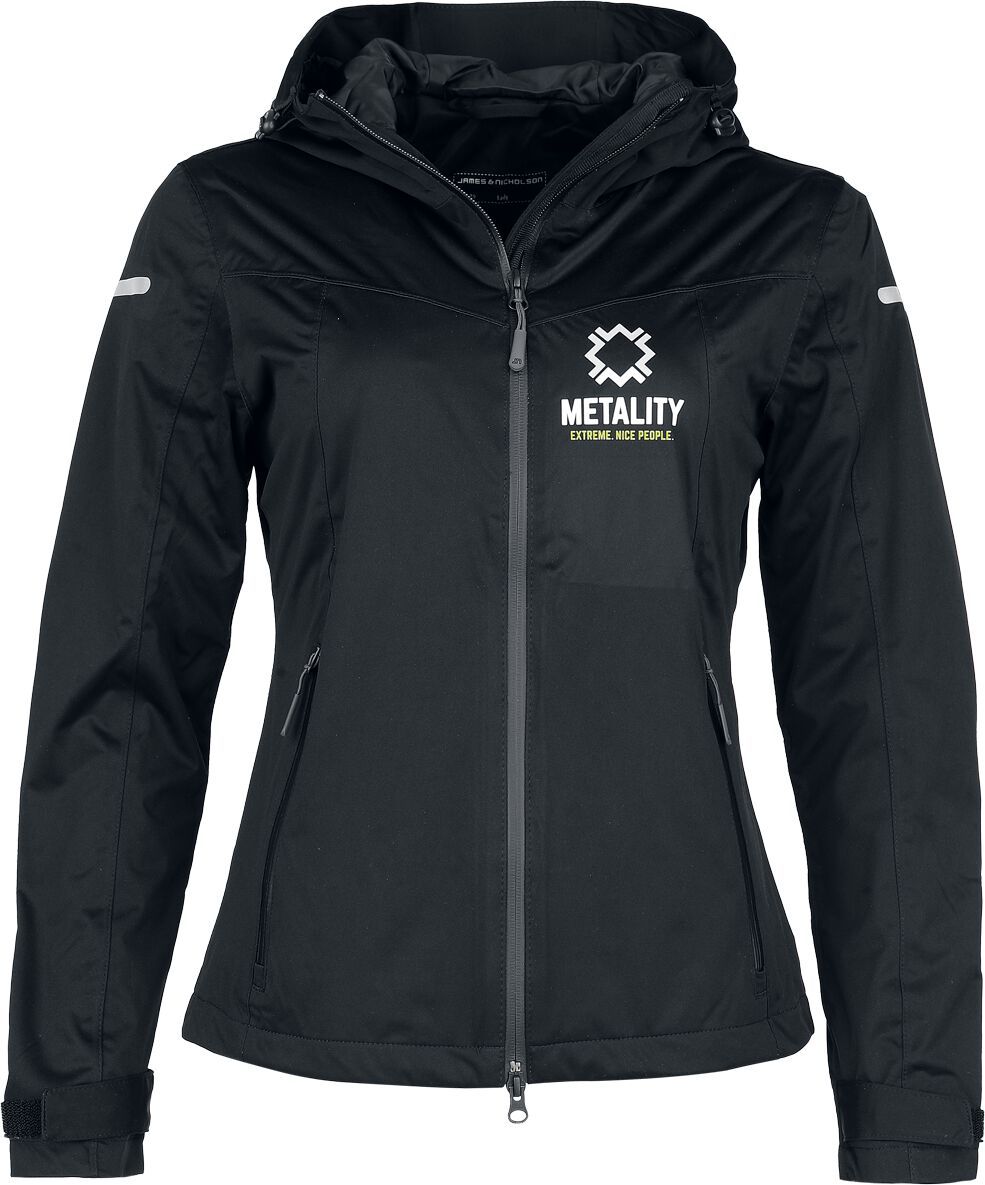 Metality Allweather Jacket Pláštěnka černá - RockTime.cz