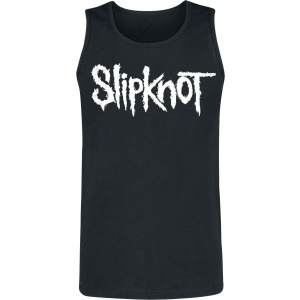 Slipknot White Logo Tank top černá - RockTime.cz