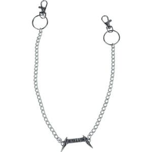 Metallica Logo Řetízek na peněženku stríbrná